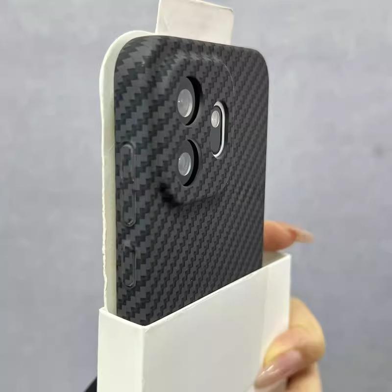 For Poco X8 Pro Max Case Matte Carbon Fibre Texture Anti Fingerprint Protect Shockproof Back Cover For  Poco X8 Pro Shell Bumper