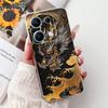 Clear For Redmi Note 14S 4G Case Cover Luxury Butterfly Love Fashion Flowers Cool Lion Cute Painted Soft Casing
