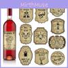 Halloween Vintage Wine Bottle Labels With Removable Stickers For Party Decor And Event Setup