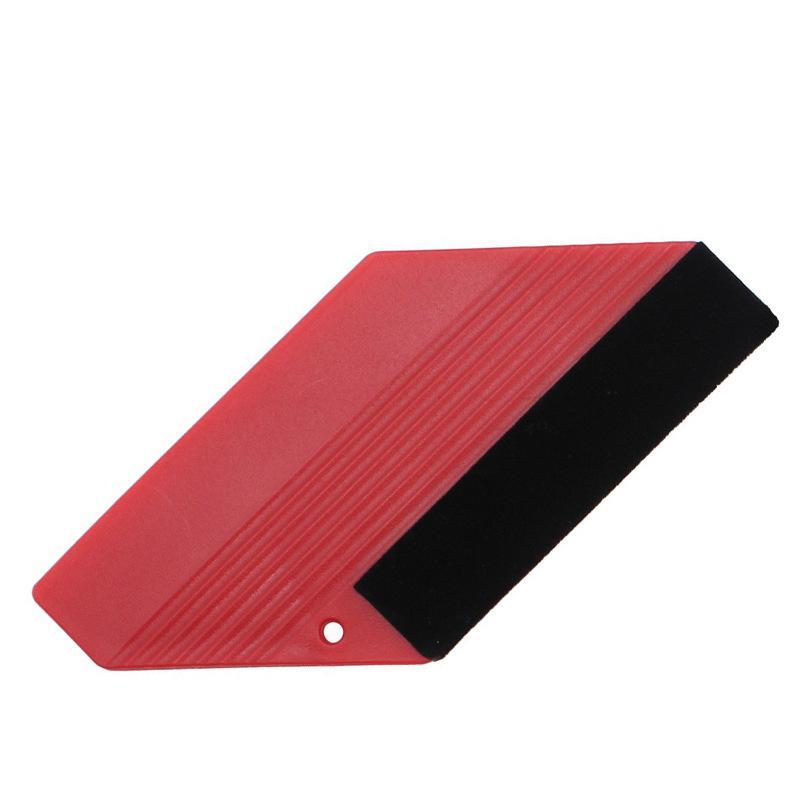 Vinyl Squeegee Scraper Tool 4 Inch Non-Slip Handle Felt Edge for Car Sticker Carbon Film Wrap Decal Application
