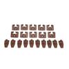 10 Set Guide per Cassetti di Comodino Guide per Cassetti in Plastica e Guide Guida Binario Cassetto e