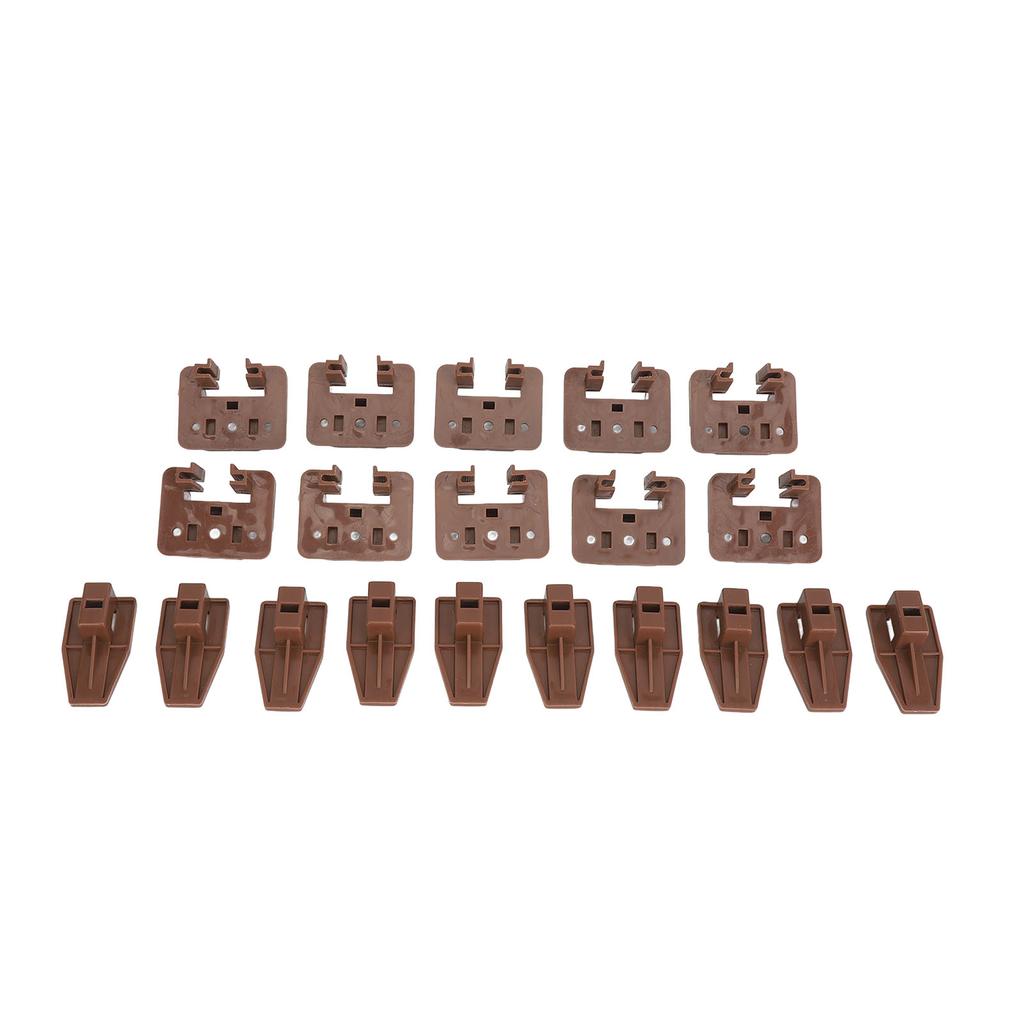 10 Set Guide per Cassetti di Comodino Guide per Cassetti in Plastica e Guide Guida Binario Cassetto e