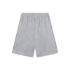 Li Ning Sports Lifestyle Series Solid Color Embroidered Logo Knitted Casual Shorts Men Shorts Gray AKSU699-2