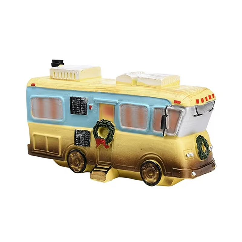 Christmas Village Ornament Christmas Vacation Village Snow Village For Holiday Decorations Griswold Style House Xmas Ornaments