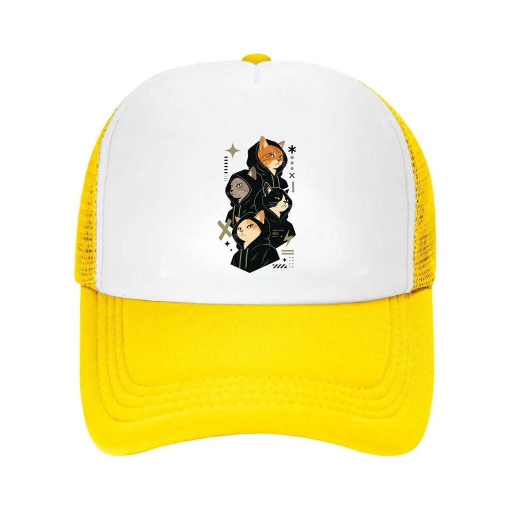 Street Cats Minimal Logo Portrait Mesh Baseball Cap Casual Hat Outdoor For Womens Unisex FeUnisex