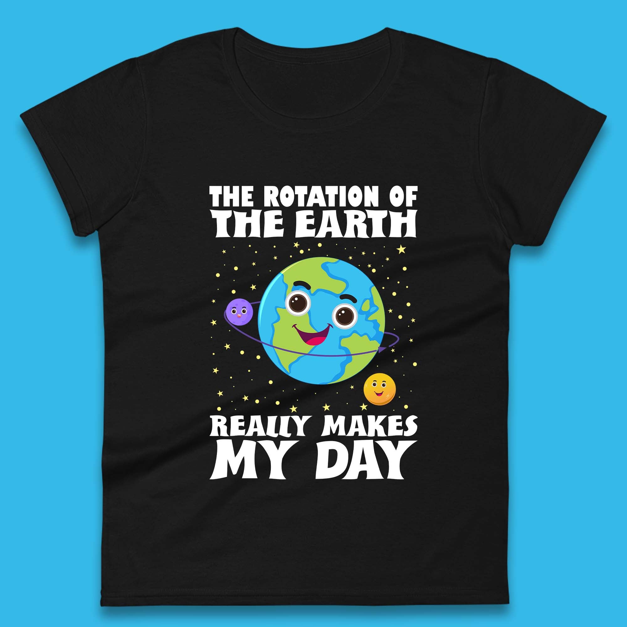 Rotation Of Earth Womens T-Shirt Mens Tops Tees Unisex XL
