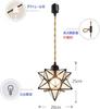Stylish Pendant Light Etoile Pendant Light Pendant Tri-To 3 Lights Etoile Pendant Tri-To Compatible with Track Rails A Light with a Modern and Simple