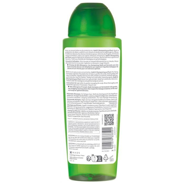 Bioderma Nodé G Shampooing Purifiant Cheveux Normaux À Gras 400ml