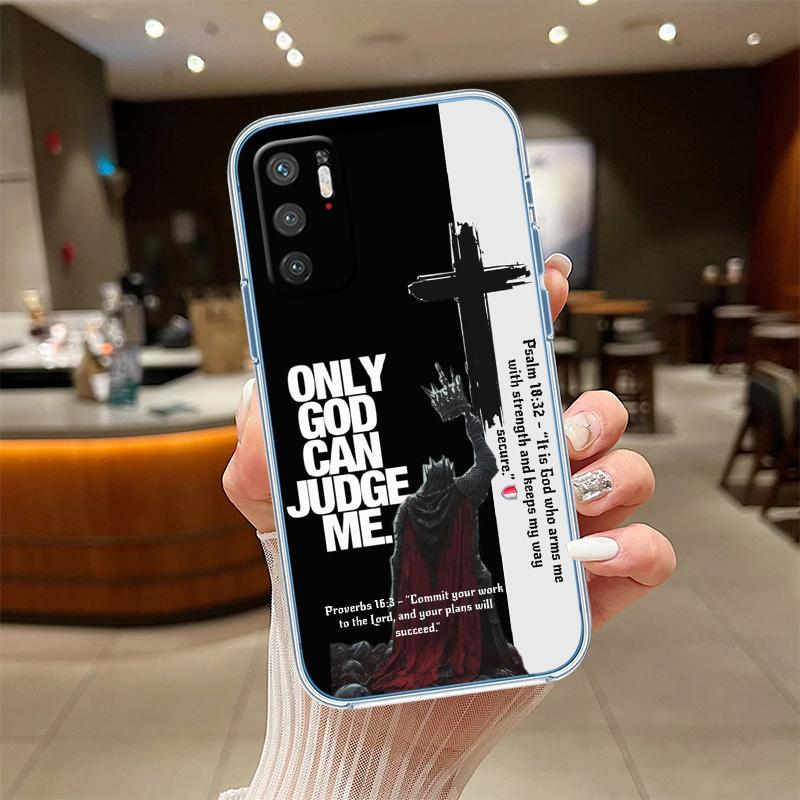 UP14 Bible verse Jesus Cross Transparent Phone Case for Motorola Moto Edge 20 30 40 50 S30 Fusion Ultra Pro Neo Lite + G200 G23