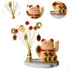 Lucky Cat Animal Statue Figurine Gabement of Household Cleaning Niche Sculpture Feng Shui Decoration