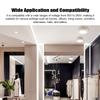 ABS Round Surface Mount LED Downlight Indoor Ceiling Mount Lighting Stairwell Lamp Arrangement