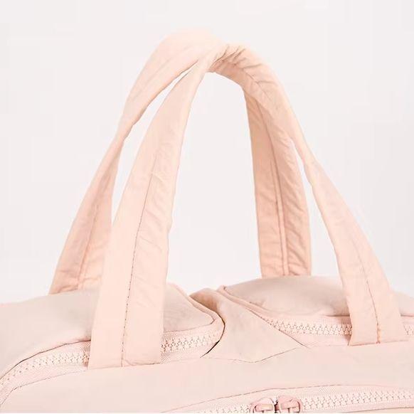 Travel Toiletry Bag with Wide Opening, Puffy Makeup Pouch, Storage Bag, Toiletry Set, Portable Handbag