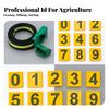 Cow Neck Strap with Identification Plates Woven Nylon for Farmers