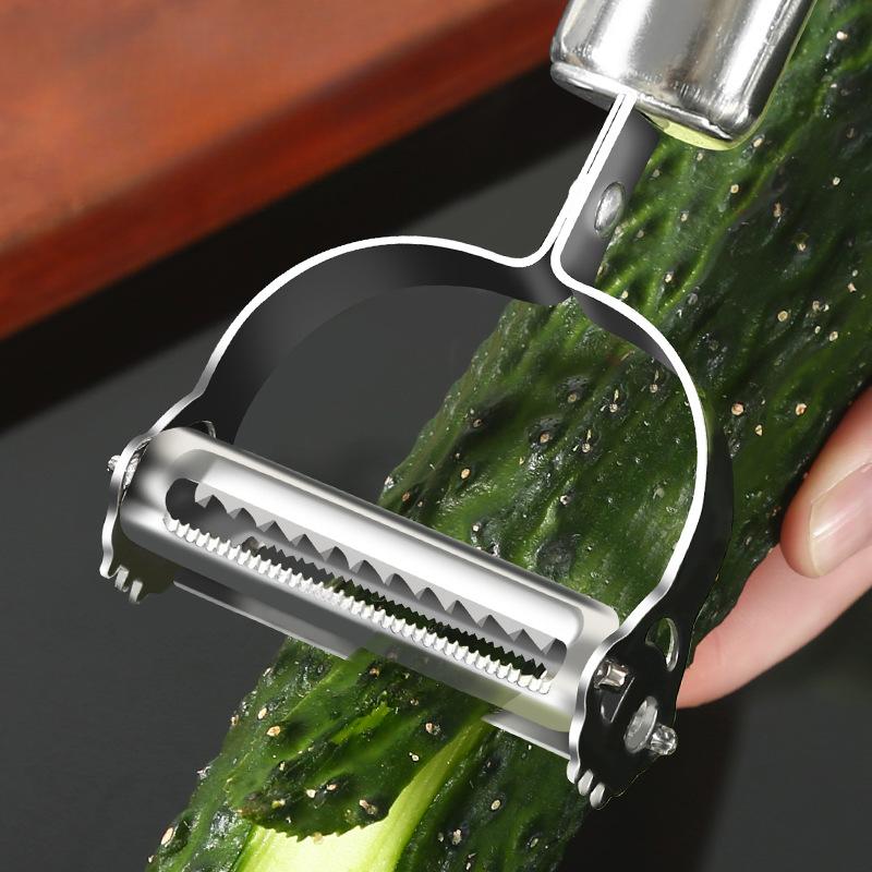 TSURUYA Gemüseschäler – Ultrascharf Mit Rotationsklinge, Ergonomischem Griff, Für Kartoffeln, Karotten & Obst