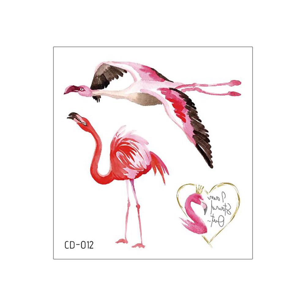 Waterproof Temporary Tattoos for Kids - Flamingo & Unicorn Designs
