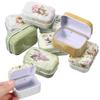 8Pcs Vintage Tin Box Retro Storage Containers Decorative Metal Trinket Boxes With Lids Small Jewelry Holder Home Storage Box