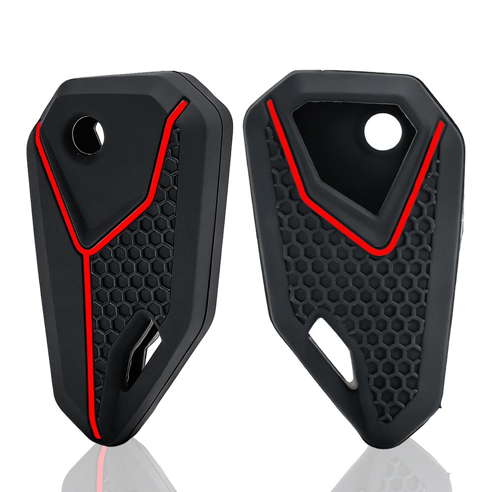 Accessori Moto Silicone Chiave Copri Chiave Motocross Lama Vergine Non Tagliata Rimbalzo Automatico Per Agusta Kawasaki Yamaha Suzuki
