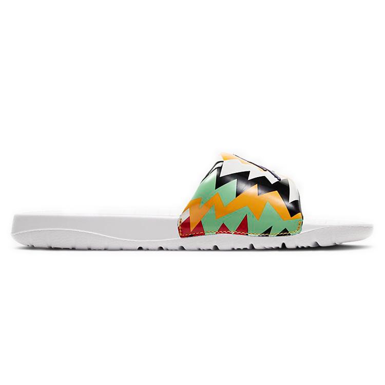 New JORDAN Break Slide 'White Multi Color' AR6374-102