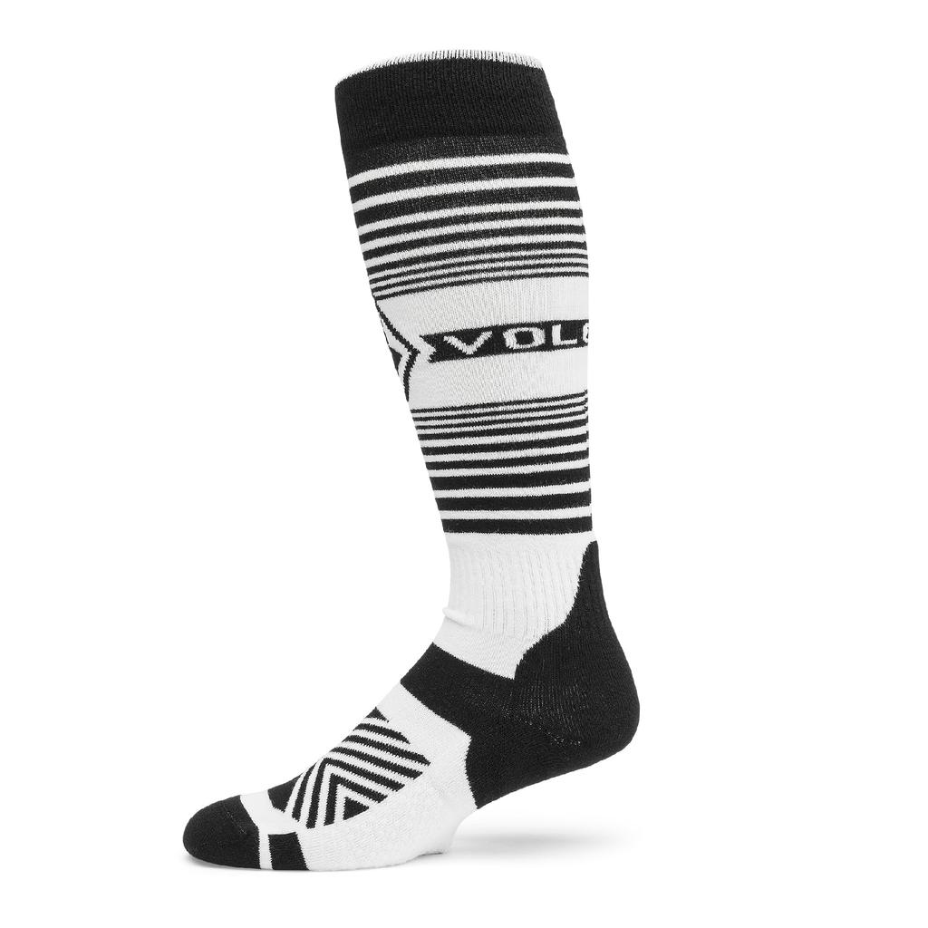 Volcom Horizon Wool Blend OTC Socks Graphic Snow White Men's (All-Over Print) J6352501,