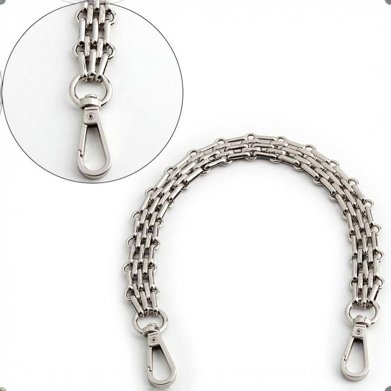 Durable Metal Bag Replacement Chains Detachable Shoulder Straps Multi Sizes 30-120cm for Crossbody Tote Bag DIY Accessories
