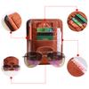 Car Sun Visor Organizer PU Leather Car Document Storage Pouch Pen Holder Multi-Pocket Sunglasses Clip Auto Interior Accessories