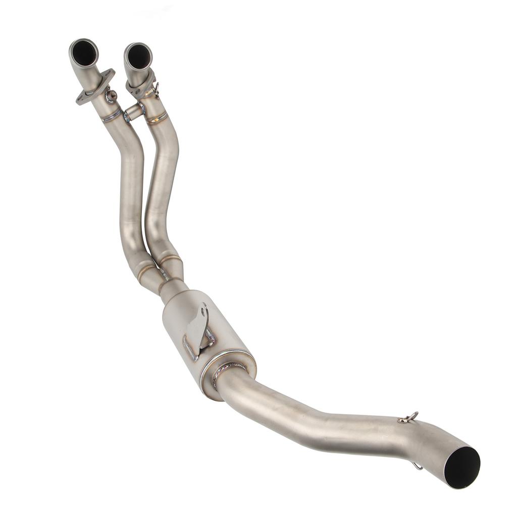 Motorcycle Exhaust Front Pipe 51mm Stainless Steel Replacement for Aprilia RS660 2020 To 2023