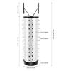 44 Pairs Glass Rotating Sunglass Display Rack Freestanding W/ Mirror Eyeglasses Stand, Commercial Eyewear Organizer for Store