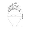 Decor Crystal Crown Tiara Birthday Party Decoration Diadem Hair Jewelry Birthday Crown Headband