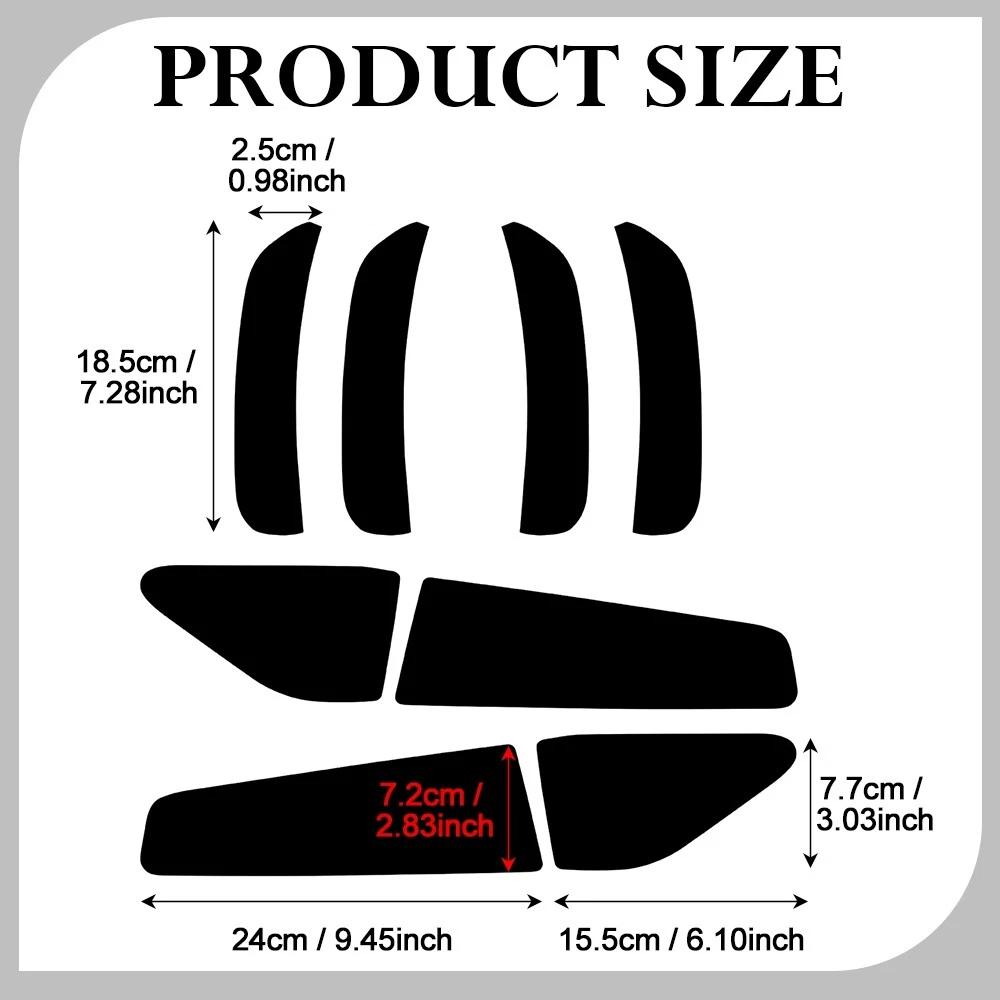 Car Tail Light Sticker Films Front Rear Side Marker Light Tint Kit Decal Vinyl for Dodge Charger 2015-2025 Exterior Accessories