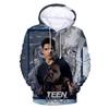 Felpe con cappuccio Stampa 3D Serie TV Teen Wolf Autunno Uomo Donna Moda Felpe Oversize Felpa con cappuccio Maglioni da uomo Tuta Abbigliamento Uomo