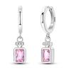 Women's 925 Silver Teddy Bear Rabbit Donut Pink Theme Sweet Romantic Priginal Design Earrings Engagement Party Exquisite Jewelry