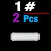 2Pcs Bait Elastic Thread Sea Fishing Tying Material Stretchy Clear Sea Fishing Line Keeping Bait on Hook