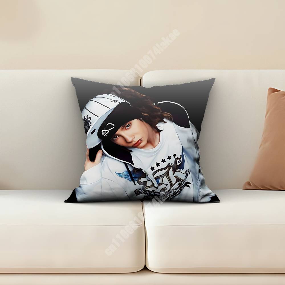 TTokio Hotel BBill TTom KKaulitz Encore Sofa Couch Pillow Cover Cushion Case Cozy Bedroom Accent Studio Furnishing