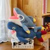 Creative Megalodon Shark Plush Pillow with Red Lips – Funny Prank Toy & Gift Doll