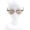 Excellent TOM FORD sunglasses Marble Half Rim Clear Brown Gold Yellow Lens Used