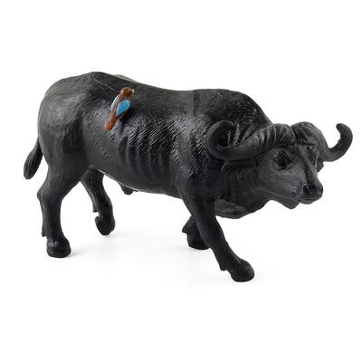 Resources Children'S Educational Science And Education Simulation, Plastic Animal Static Solid Buffalo Model Ornament Toy