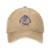 Vintage Forrest gump Running Baseball Caps Unisex Women Distressed Denim Snapback Cap  Outdoor Travel Unstructured Soft Caps Hat