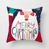 Christmas Cartoon Hand-Drawn Decorative Pillow Cover 45x45cm Living Room Car Holiday Home Decor