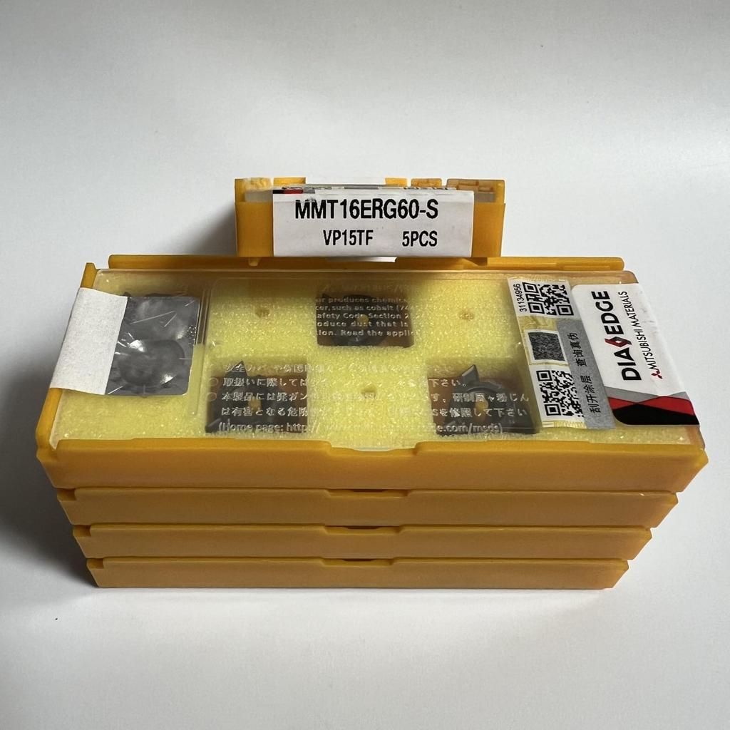 Mitsubishi / MMT16ERG60-S VP15TF / Carbide CNC Blade 10 Pcs