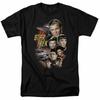 Star Trek The Classic Crew T Shirt Licensed Sci-Fi TV Classic Tee New Black