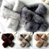 Double-Sided Faux Fox Fur Scarf: Stylish, Thick, Warm, Versatile Winter Neck Warmer