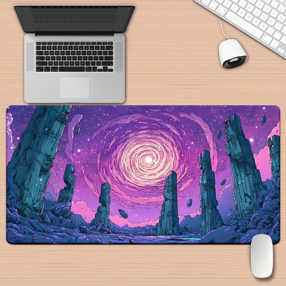 Workstation Desk Essentials Mouse Pad Gaming Desk Mat Cloth Surface Non Slip Rubber Base for PC Laptop Keyboard