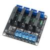 Low Level 5V 1 2 4 8 Channel Solid State Relay Module SSR G3MB-202P 240V 2A Output With Resistive Fuse For Arduino