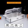 Chauffage et présentoir à buffet en acier inoxydable FATTBAO