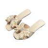 Fashion Ladies Shoes 2025 Open Toe Women's Slippers Fashion Dress Slippers Women Square Toe Crystal Bow Tie Thin Heels Women's Sandals