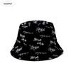 Breathable Outdoor Letters Travel Korea Hiking Fisherman Hat Sun Hat Bucket Cap Panama Hat