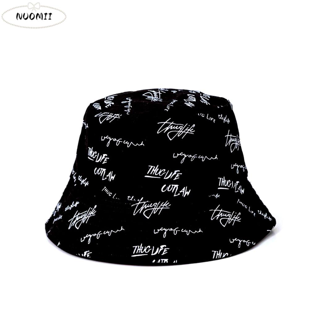 Breathable Outdoor Letters Travel Korea Hiking Fisherman Hat Sun Hat Bucket Cap Panama Hat