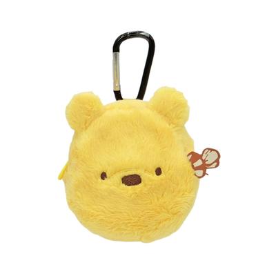 Nakajima Corporation Winnie the Mini Pouch Face Bee Pooh/Carabiner 218919-25