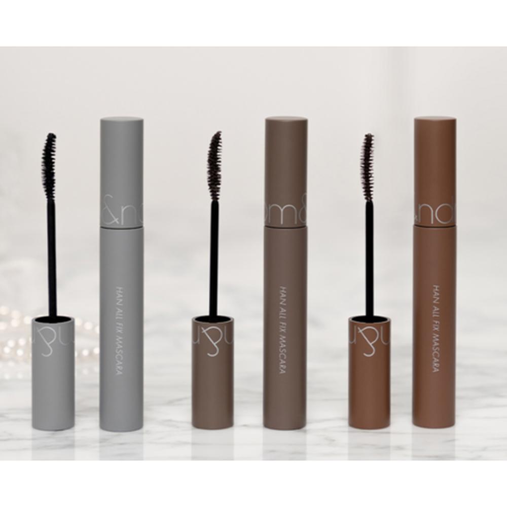 rom&nd Han All Fix Mascara 7g L02 Long Ash, Korean