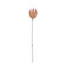 Metall-Gartenstecker im Vintage-Stil, Blumenskulptur, Dekoration für den Außenbereich, Rost-Effekt, Rasenverzierung